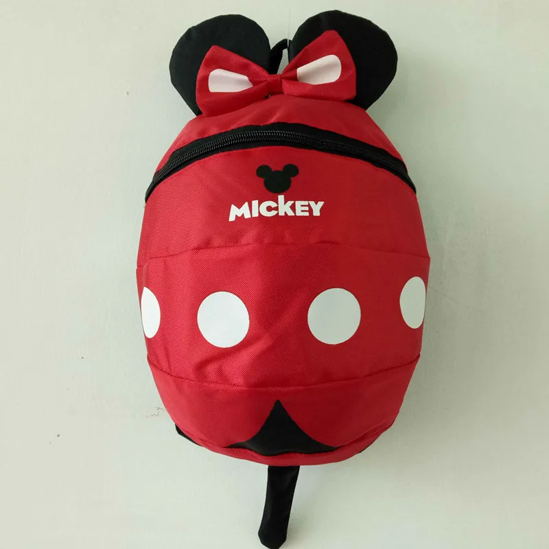Рюкзак для детей от 1 до 3 лет, Детская сумка с милым рисунком Микки и Минни для мальчиков и девочек, сумка для детского сада с веревкой для защиты от потери - Цвет: H