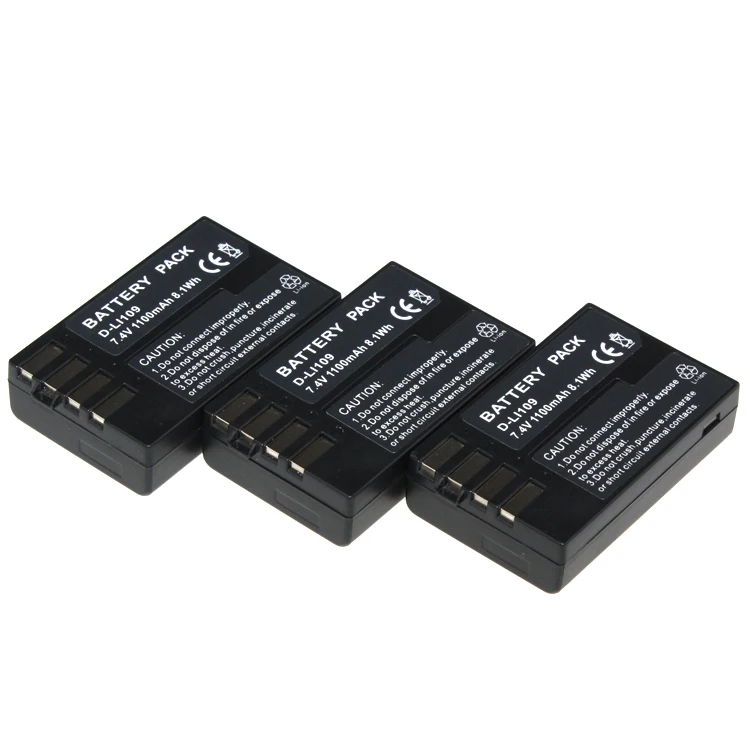 

3CPS High Quality D-LI109 D LI109 Rechargeable Batteries Camera Battery For PENTAX K-R K-2 KR K2 KR K-r
