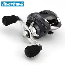 Riverhawk супер свет литье приманки Рыбалка катушка капли воды колеса свежий/соленой воды Baitcasting Рыбалка катушка приманка катушка