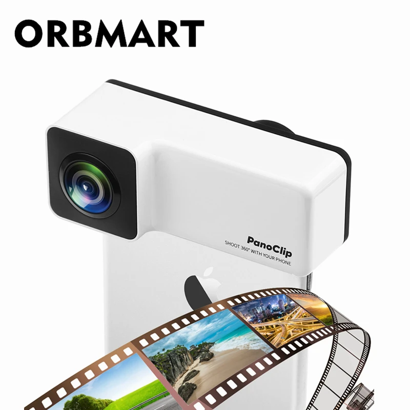 ORBMART прямоугольник 360 градусов панорамный телефон объектив камеры полный обзор съемки двойной линзы для Apple iPhone X 7 8 7 8 Plus мобильный телефон