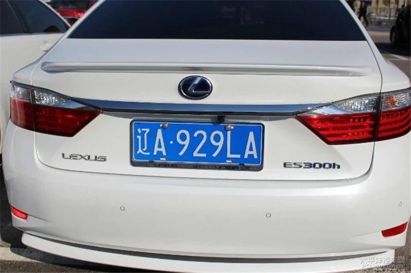 Дизайн Высокое качество Спойлер для LEXUS ES 240 250 300 350 2012 2013 модель спойлер грунт любой цвет, Быстросохнущий лак для ногтей заднее крыло