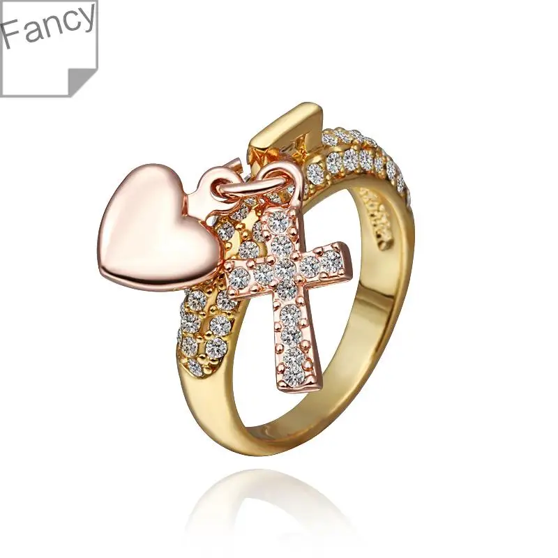 Кольцо покрытием Золотое кольцо Мода Jewelry очарование Для женщин