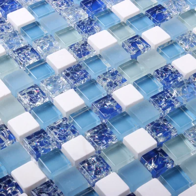 Achetez en gros blanc mosaïque de verre en ligne àdes ... Piscine mosaïque blanc aux côtés
