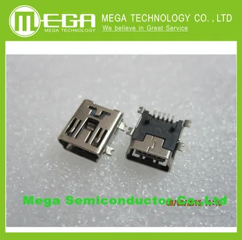 

20PCS Mini USB Type B Female Port 5-Pin 180 Degree SMD SMT PCB Jack