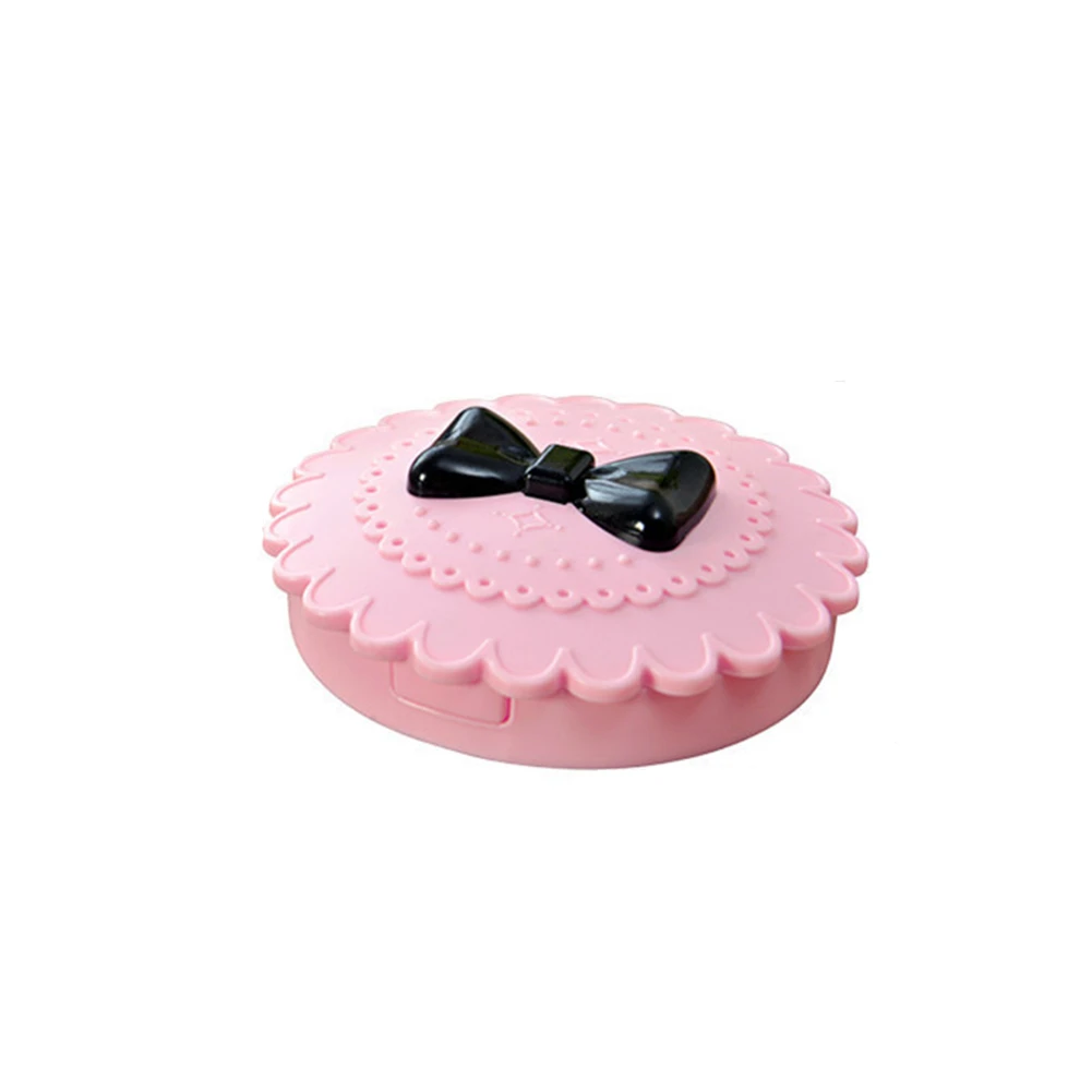 Acrylic Bow False Eyelashes Storage Box Makeup Cosmetic Mirror Case Organizer Make Up Beauty Tool