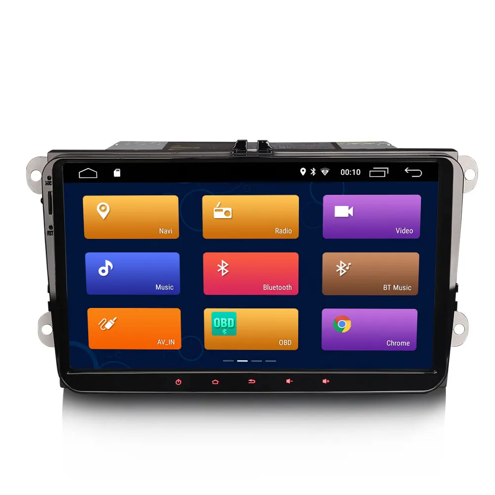 Discount 9" Pure Touch-Buttons Android 9.0 OS Car Multimedia GPS Radio for Volkswagen Scirocco 2008-2015 Beetle 2011-2015 Vento 2009-2015 0