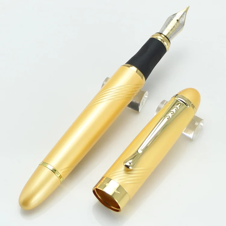 JINHAO X450 Высокое качество со средним наконечником чернильный картридж Сталь фиолетовый перьевая ручка для офисные принадлежности, школьные принадлежности