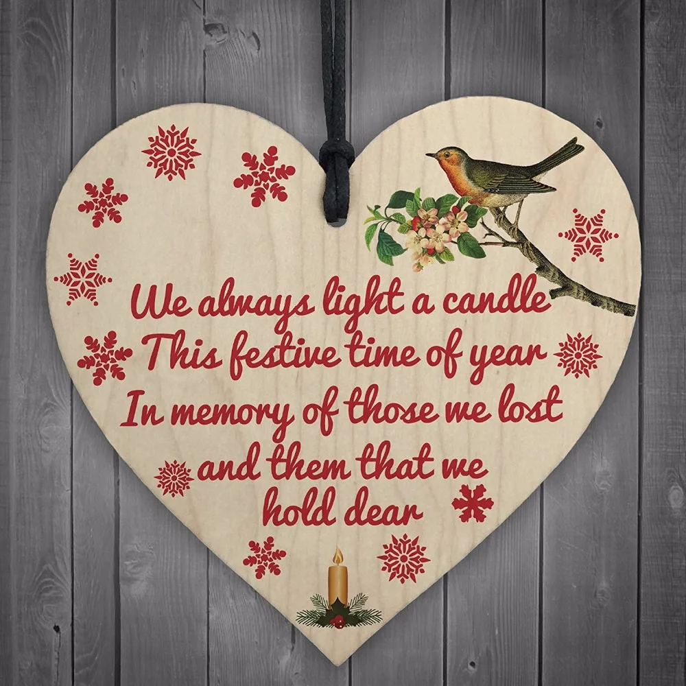 5-Meijiafei-Light-Candle-Christmas-Memorial-Bereavement-Robin-Hanging-Plaque-Xmas-Tree-Decoration-Sign