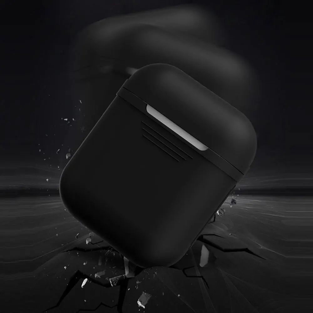 Премиум силиконовый чехол для Apple гарнитура для airpods зарядка мягкий чехол для Air Pods наушники Стенд Чехлы Наушники Аксессуары