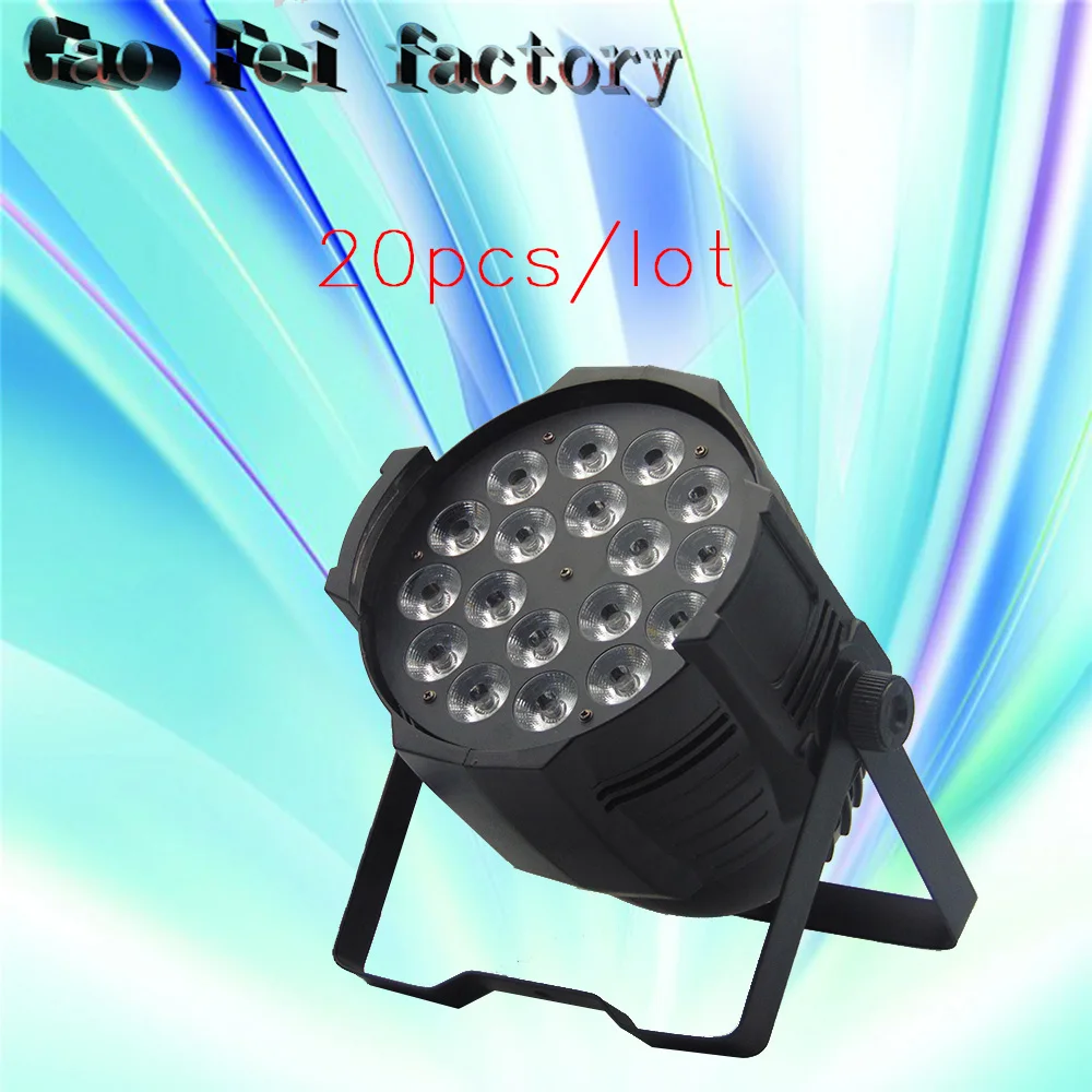 

20Pcs/lot RGBW 4IN1 LED Par Can 18x12W 8 DMX Channels Wash Light Stage Uplighting