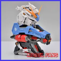 Модели фанатов в наличии в сборе Gundam Модель 1:35 RX-93 Здравствуйте V Gundam голова бюст подарок оранжевый внешний игрушка в доспехах подарок