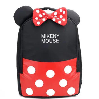 

Disney Mickey Mouse Cute Cartoon Backpack kindergarten wandered off prevent Backpack 3-6 years old girl boy Minnie bag school