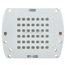 Светильник база 42-пятна Алюминий печатной платы 82(Д)* 66 мм(Ш)* 3(H) мм набор «сделай сам» для CREE XP-G XT-E XP-E патронов для светодиодных лампочек