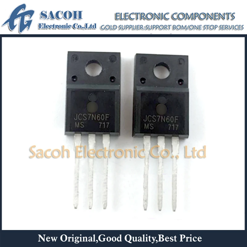 Новый оригинальный 10 шт./лот JCS7N60F JCS7N60FB JCS7N60 или JCS7N65F JCS7N65FB JCS7N65 TO-220F 7A 600V Power MOSFET |
