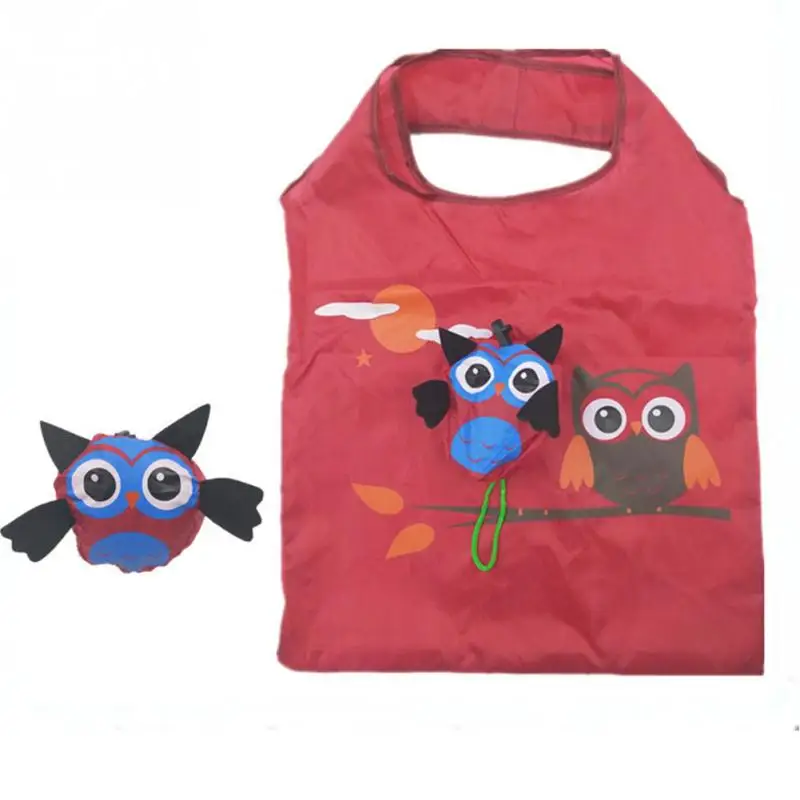 Portable Folding Shopping Bag With Handle Ladies Easy Food Storage Tote Soft Cartoon Animal Travel Reusable Eco-friendly Gift Portable Folding Shopping Bag With Handle Ladies Easy Food Storage Tote Soft Cartoon Animal Travel Reusable Eco-friendly Gift