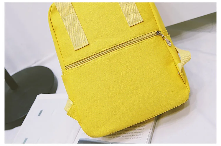 MJ Canvas Backpack Women Travel Bag Female Large Canvas Travel Backpack Fashion School Bag for Teenage Girls (35)