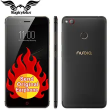 Новый оригинальный ZTE Нубия Z11 мини S Minis 4 г LTE мобильный телефон Octa core 5.2 дюйма 4 ГБ 64 ГБ Android 6.0 Dual SIM 23MP отпечатков пальцев ID