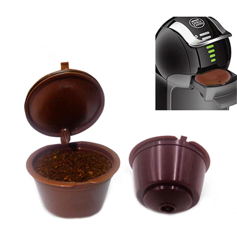 

1Pc Professional Refillable Coffee Filter 12g Sweet Taste Reusable Coffee Capsule Plastic PP Basket Nespresso Machine Kitchen