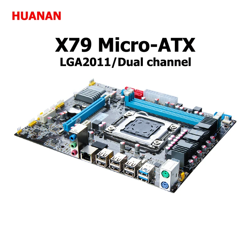 Best seller HUANAN golden X79 motherboard X79 micro ATX LGA 2011 motherboard USB3 0 SATA3 0