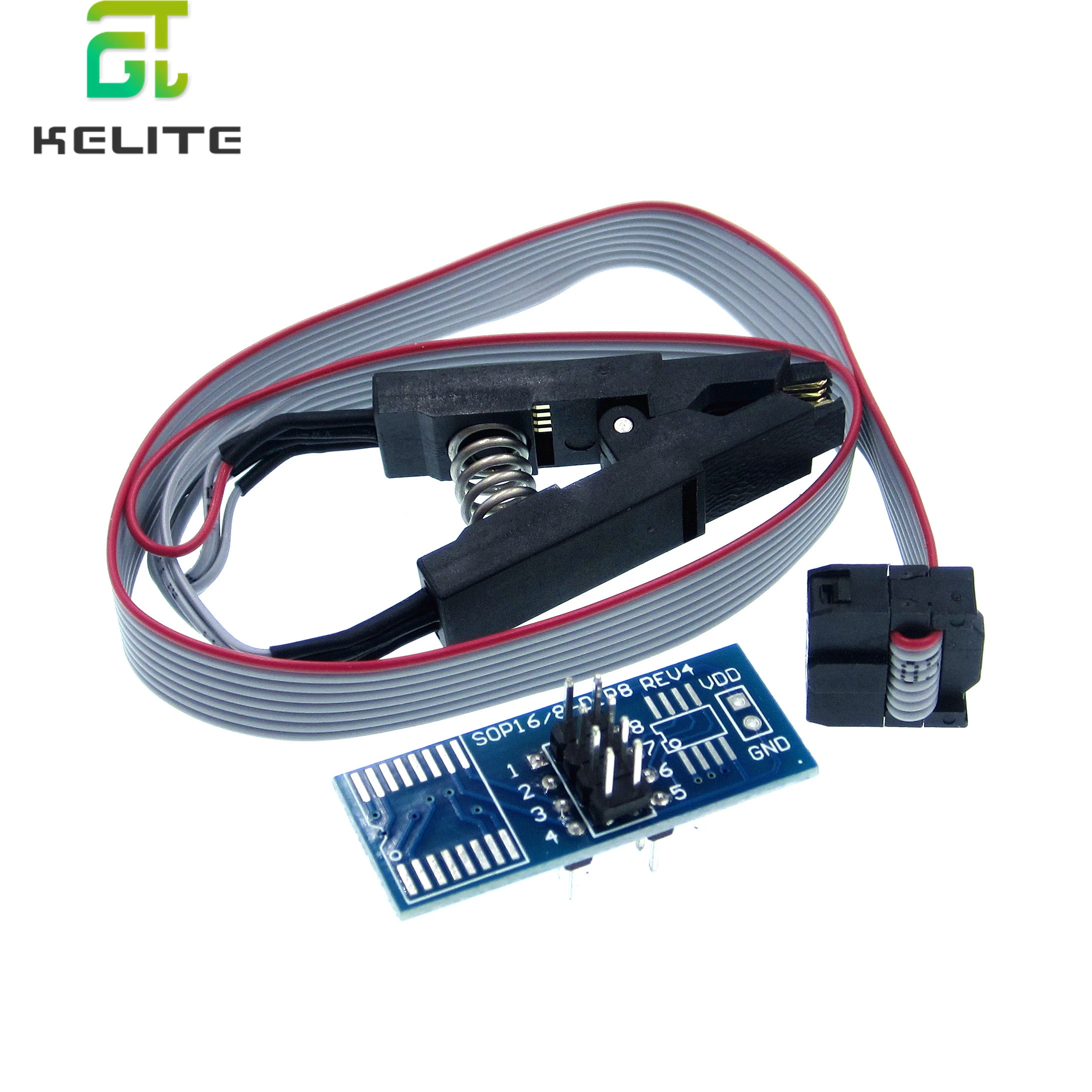24CXX in-circuit programming New SOIC8 SOP8 Test Clip For EEPROM 93CXX 25CXX 24CXX in-circuit programming New SOIC8 SOP8 Test Clip For EEPROM 93CXX 25CXX