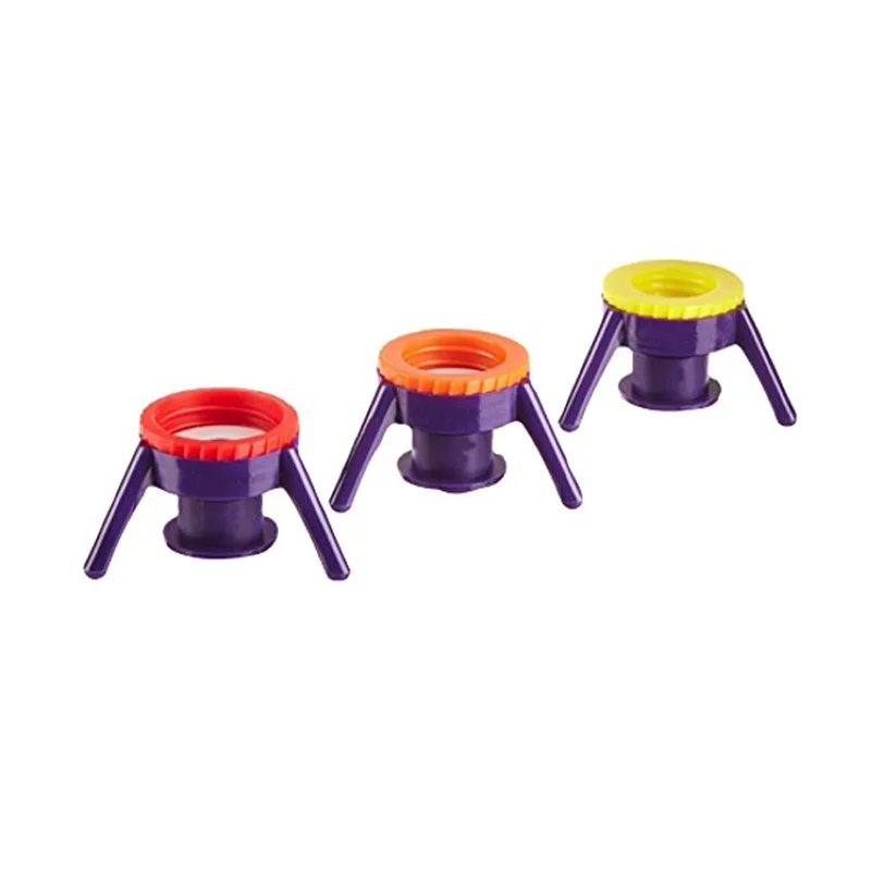 Set of 6 Deluxe Cap Kit Flip It Shampoo Conditioner Lotion Syrup Condiments Bottle Cap