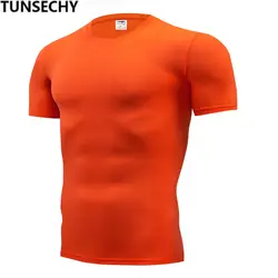 2018 Новый Мода Лето Для мужчин футболка Повседневное тонкий Для мужчин, Футболки стрейч футболка Для мужчин s Костюмы Chemise Homme