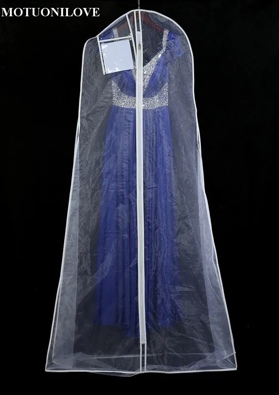 180cm Organza For Wedding Dress Dust Cover Bags Clothes Dust Cover