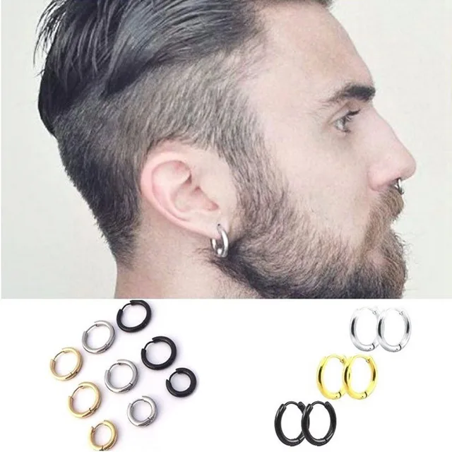 12mm 20mm Men Women s 316L Titanium Steel Tube Hoop Earrings Jewelry Punk