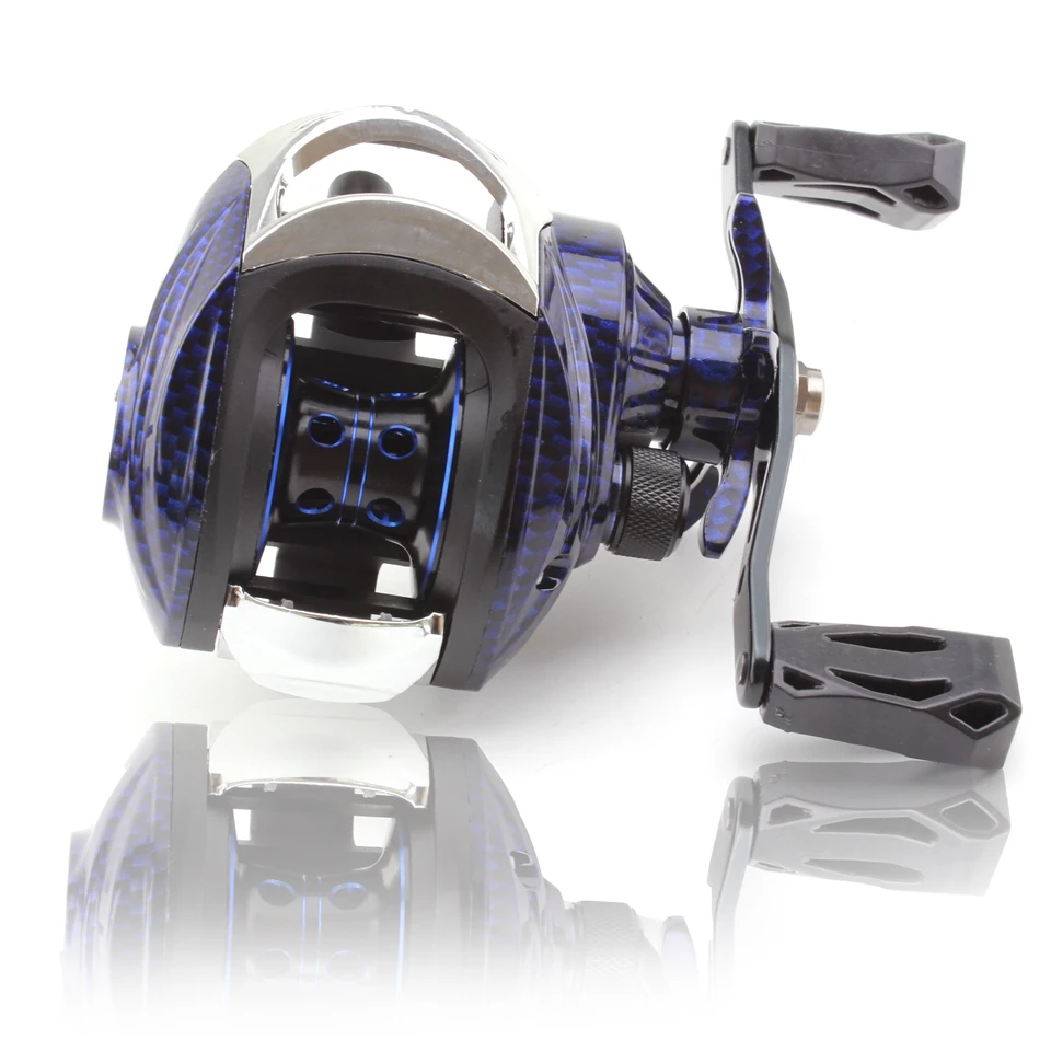 

Left Right Hand 7.2:1 Bait cast Reel 15+1 Bearing Large Line Capacity Bait Casting fishing Reels Carretilha Pesca