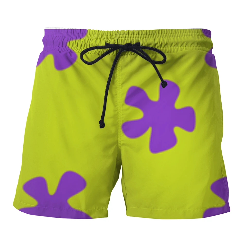 Cute Summer Men Casual Shorts 3D Cartoon Patrick Star Trousers for Women//Men Regular Shorts Drop Shipping 3 M