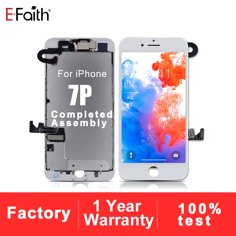 EFAITH 20 шт. AAA Полный ЖК дисплей для iPhone 7 P Plus с 3D сенсорным экраном и фронтальной камерой полная сборка замена|lcd