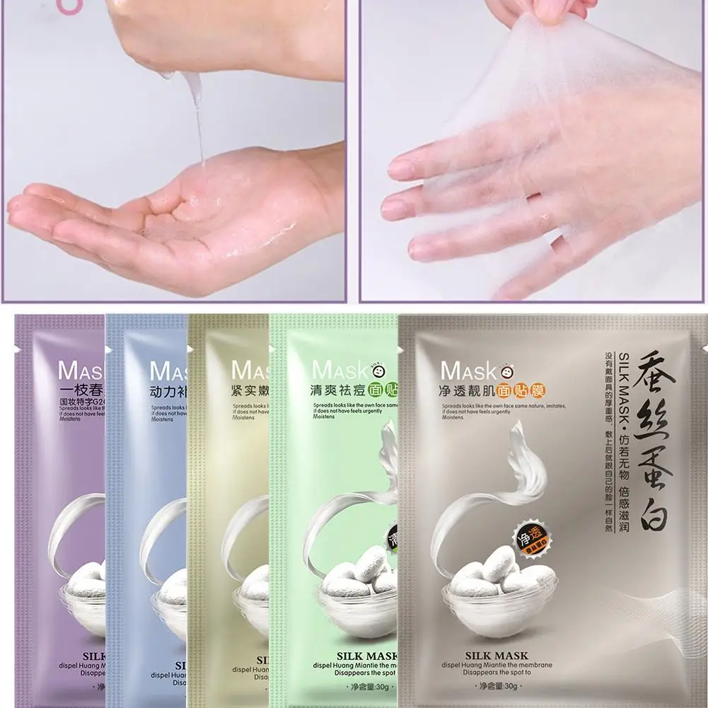Harga Korea Masker Wajah Pengisian Masker Titik titik Hitam Jerawat Pengobatan Korea Perawatan Kulit Asam Hyaluronic Masker Wajah Firming 1 Piece