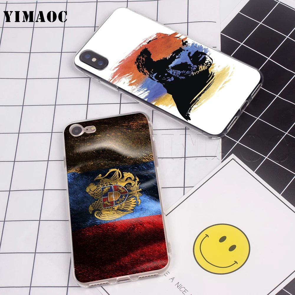 Чехол YIMAOC с флагом армян для Huawei P8 P9 P10 P20 P30 P Smart Lite Pro Mate 10 Y6 Prime 2018|Бамперы| |