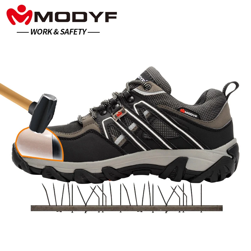 En Ligne MODYF Hommes Embout D acier Chaussures De Sécurité Au Travail Respirant Randonnée Sneaker Multifonction Protection Chaussures