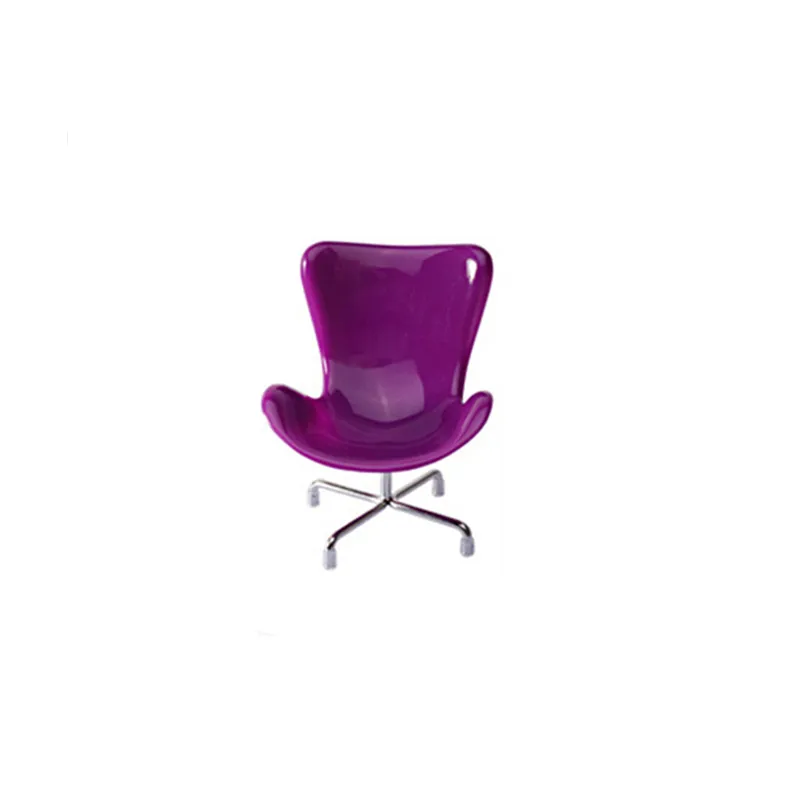 6pcs/lot Plastic Fashion Doll Chairs,6 Colors Mixed 1/6 Doll Accessories,Dollhouse Furnitures Toys Chair for Blythe BJD Dolls