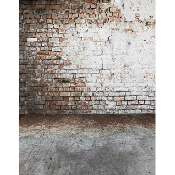 

TR vintage photography backdrops 220*150cm(7*5ft) broken wooden bricks wall backgrounds vinyl photography backdrops photo studio