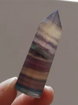 

xd j00599 NATURAL Fluorite QUARTZ CRYSTAL WAND POINT HEALING
