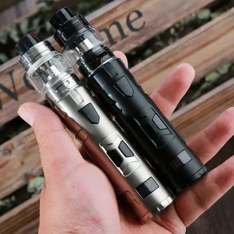 Tanie Nowy oryginalny Rincoe Mechman 80W zestaw tc z e cig vape box mod i 4.5ml Mesh Tank przenośny zestaw e papierosów Vs Shogun Luxe Kit