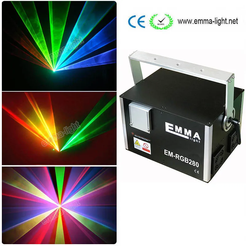 6W RGB Full Color dmx ilda Animation Laser show light systerm laser