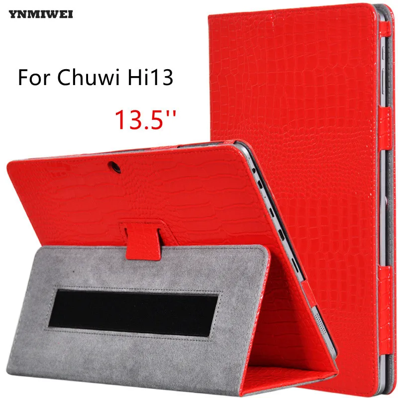 

Flip Case For CHUWI Hi13 13.5'' Fundas Alligator Texture Cover Stand Protective Shell For Chuwi Hi 13 PU Leather Tablet Cases