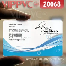 20068 стильные визитные карточки-матовые лица прозрачная карта тонкий 0,36 мм