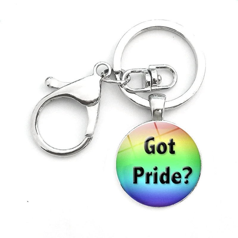 Homosexuell Lesben Stolz Regenbogen Glas Dome Anhänger Keychain Mit Hummer  Schnalle Auto Schlüssel Kette Schlüsselring LGBT Schmuck - AliExpress  Schmuck und Accessoires