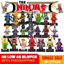 

2018 Latest Ninjagoing Legolike Blocks People Single Sale, New Building Bricks Ninja Mini Characters Figs, Assemble Toys for Kid