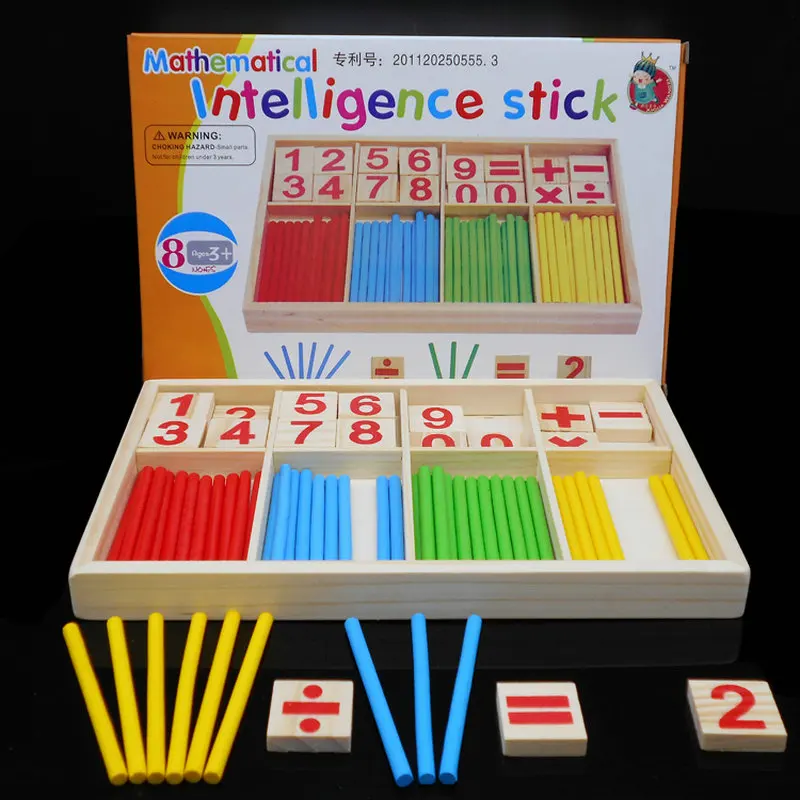 

toys for children Children's wooden toys digit symbol blocks puzzle games