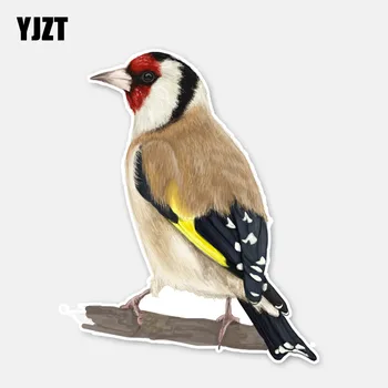 

YJZT 10.8*14.2CM Cute Creative Birds Decor Car Sticker Accessories Personalized Bumper Car Window 11A0397
