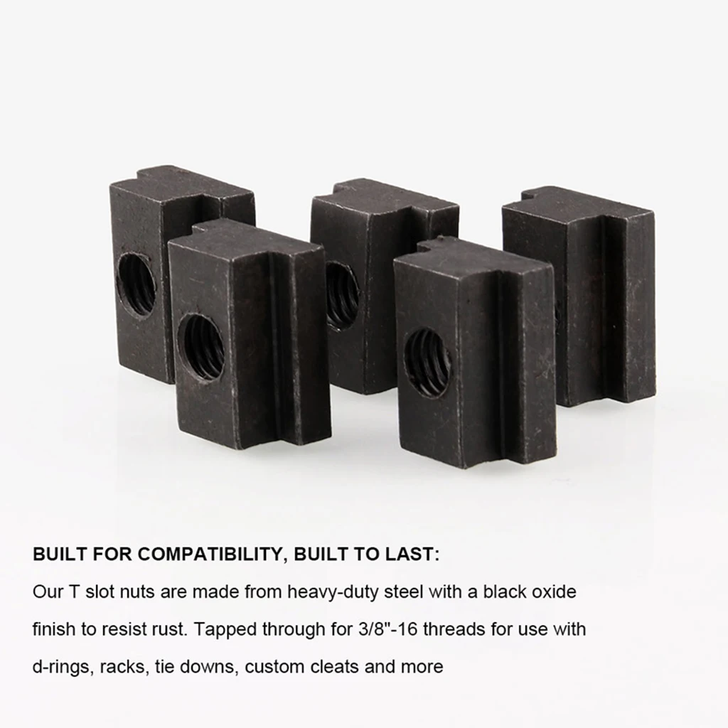 5-Pack Roll-In Spring T Nut, Roll Ball Elastic Nuts for T-Slot Aluminum Extrusion Profile