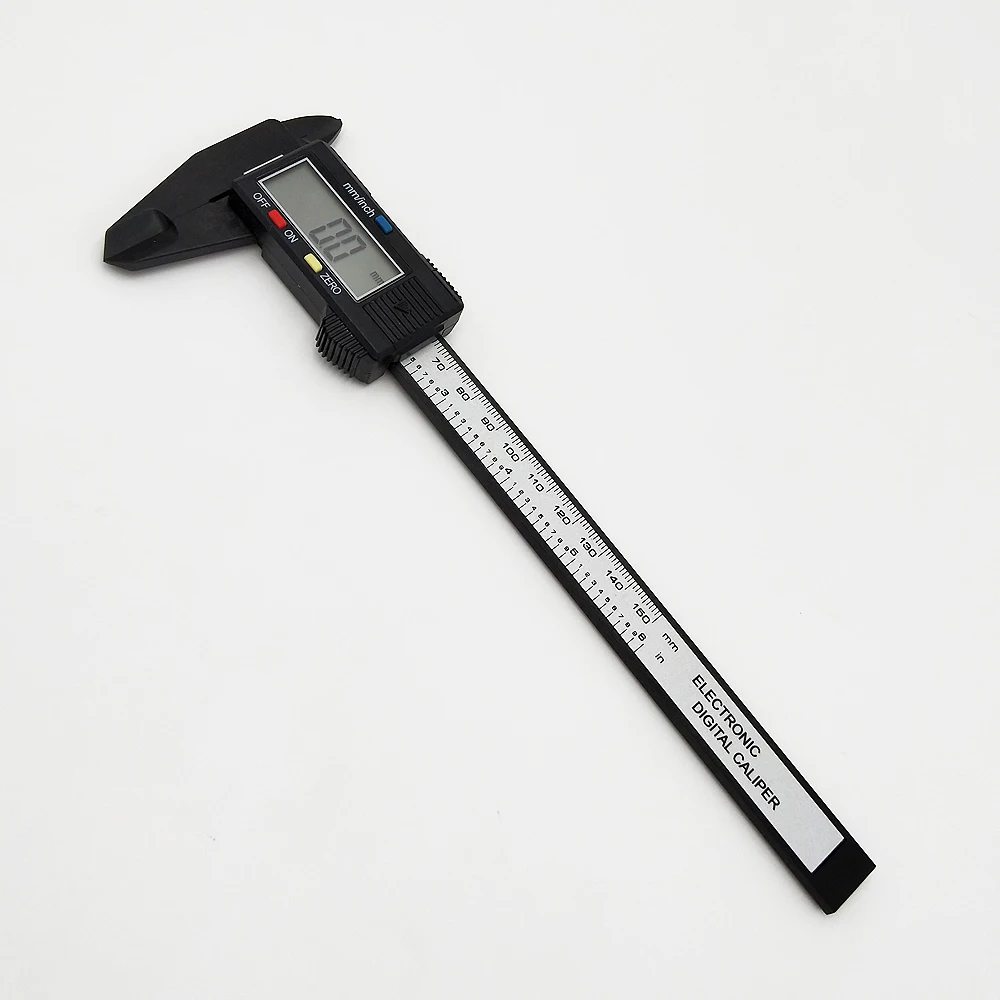 Electronic Plastic Digital Caliper Caliper Measuring Tool with Inch/MM Conversion Extra Large