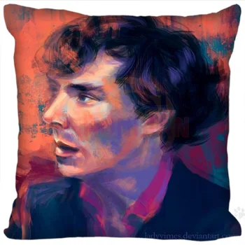 

Hot Custom Pillow Case Sherlock Pillow Case for Hero Fan Super Soft Skin Friendly Gift 20x20cm 35x35cm 40x40cm Drop Shipping