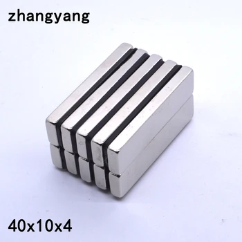 

1/5/10/20/50Pcs 40x10x4 Neodymium Magnet 40mm x 10mm x 4mm N35 NdFeB Round Super Powerful Strong Permanent Magnetic imanes