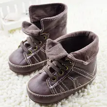Autumn 2016 Baby toddler First Walkers soft sole prewalker Shoes ,Newborn boys antislip bebe sapatos age 0-18 month